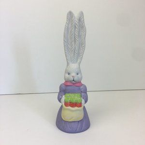 Easter Bunny‎ Rabbit Ceramic Bell Long Ears Girl